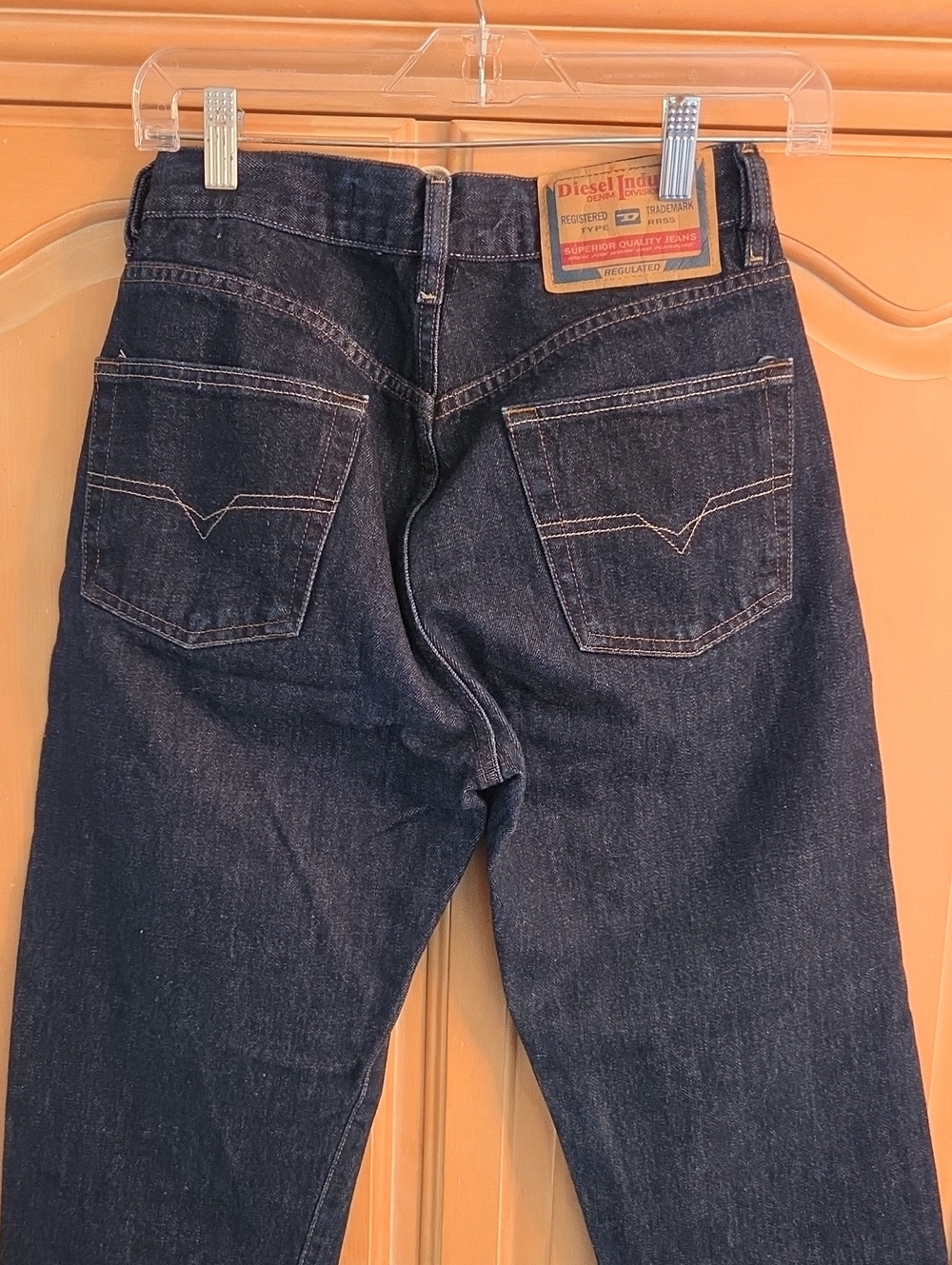 Vintage Diesel Women’s Indigo Denim High-waist, Button-fly Jeans